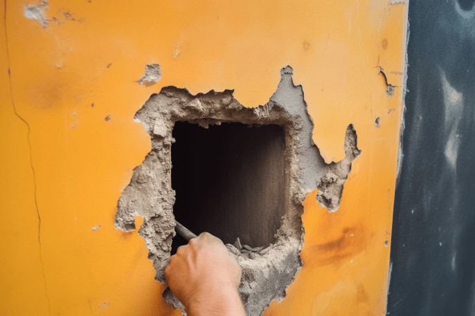 男性が地下室の壁の下での驚くべき発見にあなたは驚くでしょう！